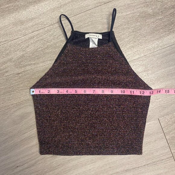 Vintage January 7 Multicolor Tank Top Women's Small USA Made - Picture 8 of 9